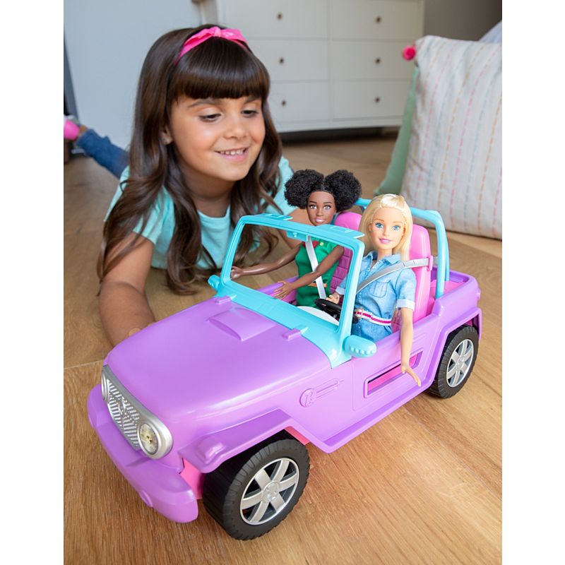 how fast does a barbie jeep go